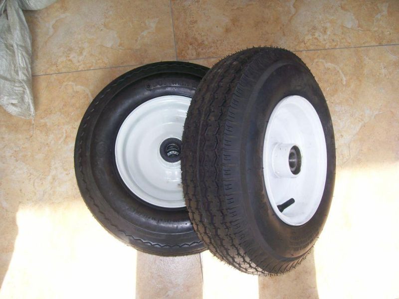 Low Price Pneumatic Rubber Wheel with High Quality (16"*4.50-8)