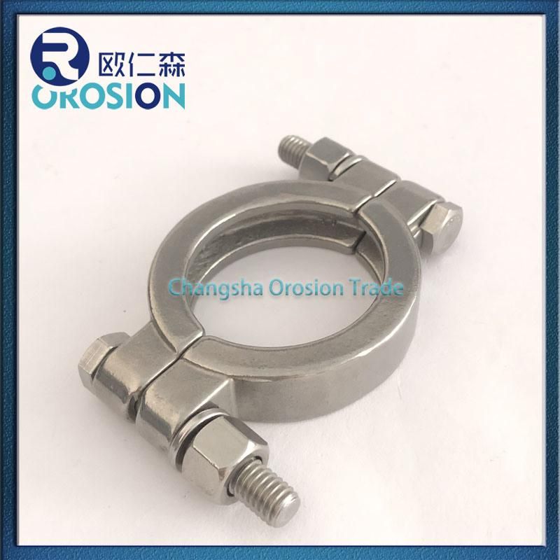 Sanitary Stainless Steel SS304 High Pressure Clamp