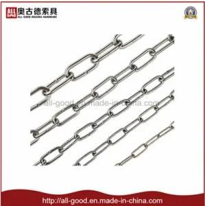DIN763 Zinc Plated Long Link Metal Chain