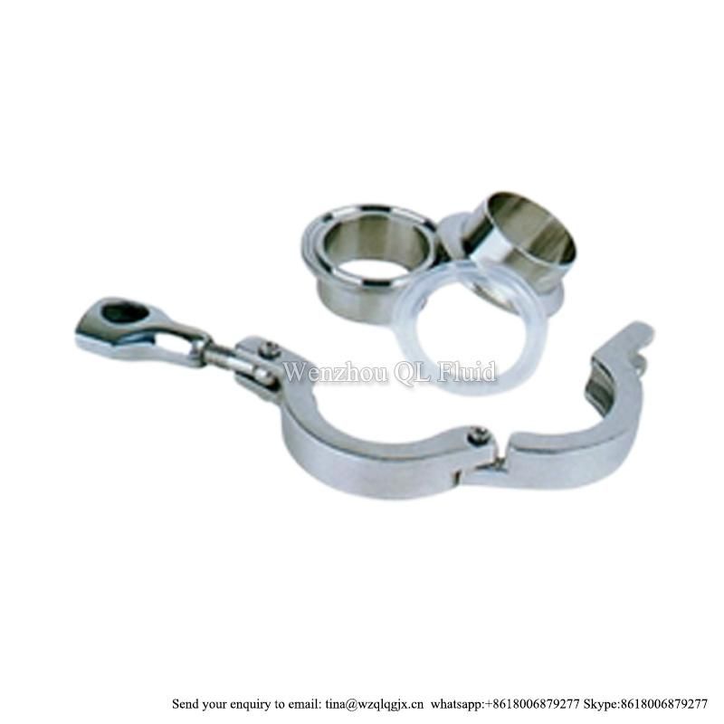 3A DIN SS304/ 316L Stainless Steel Sanitary Tri Clamp Pipe Fitting