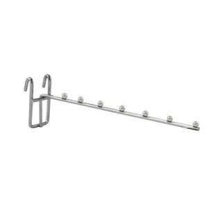 Wholesale Best Sale Chrome Display Clothing Hook for Grid Wall