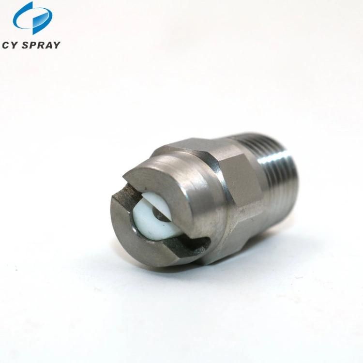 Hard Resistance High Pressure Stainless Body Ceramic Flat Fan Nozzle