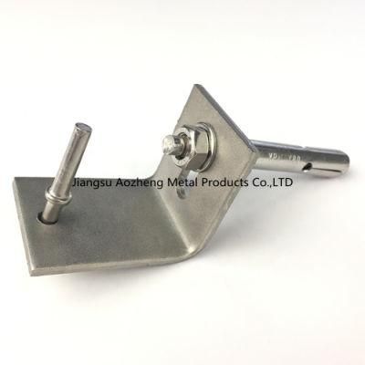 a Lot Deal of Stainless Steel L Bracket with Anchor Bolt Fro Stone System