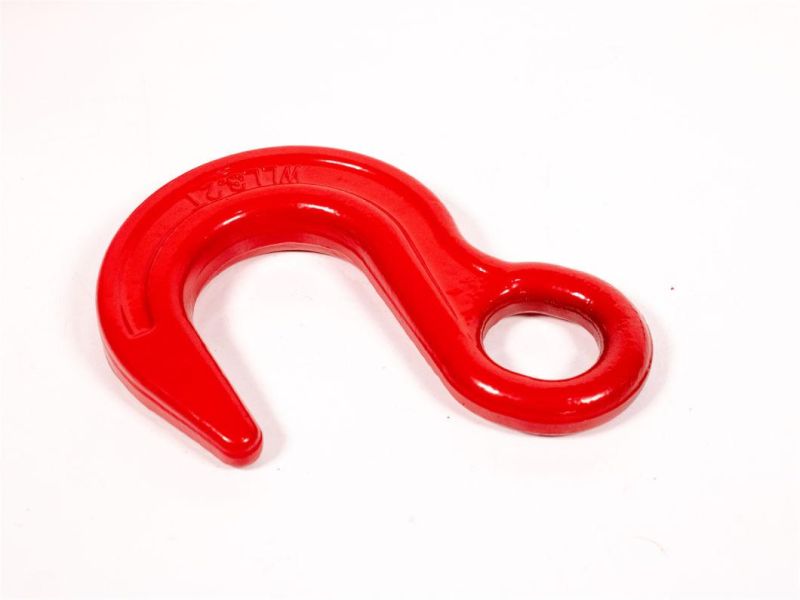 G80 Red Painted Large Opening Eye Hook Hot Sale