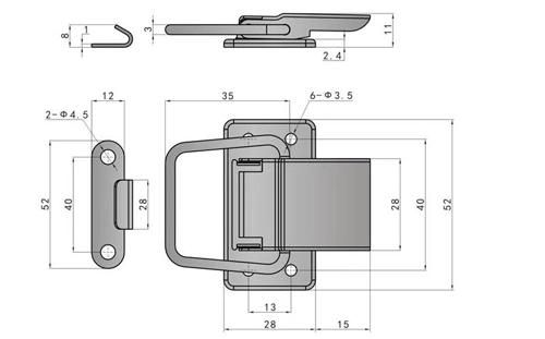Remove and Install The Sofa with Hardware Toggle Latch