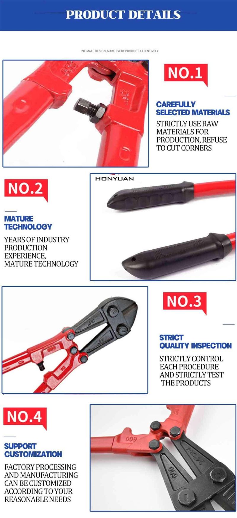 Hand Tools Wire Cutter Professional 8 Inch Bolt Mini Cutter