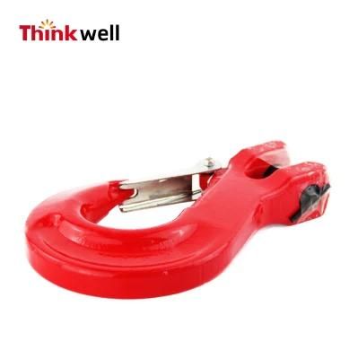 High Tenslie Forged G80 Safety Clevis Sling Hook with Latch