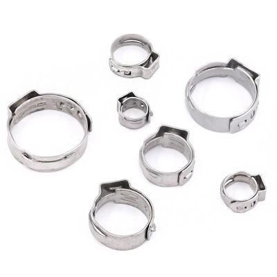 Single Ear Stepless Hose Clamp Metal Pipe Clips Best Pipe Clamps