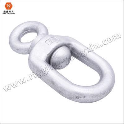Connecting Chains Swivel U. S. Rigging Hardware Fittings Chain Swivel Hook G401 Galvanized Chain Swivels with Eye and Eye