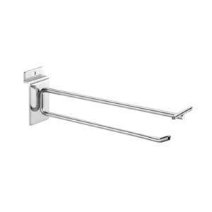 250mm Metal Chrome Supermarket Display Hook for Pegboard