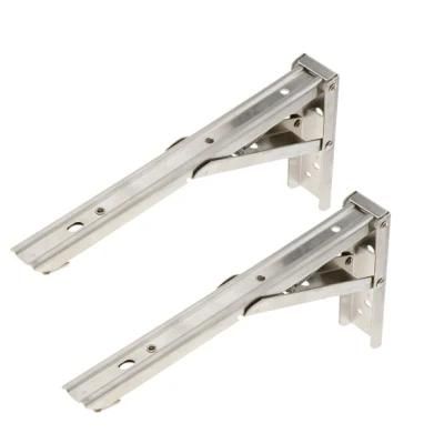 Custom Wall Mounted Durable Heavy Duty Steel Coated Fabricated Triangle Adjustable AC Brackets