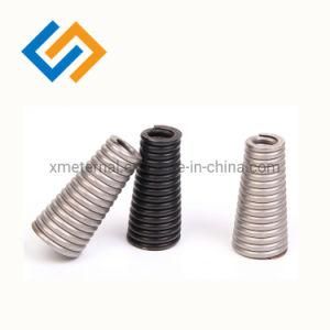 Colorful Powder Coated Compression Mould Coil Pagoda Spring