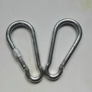 Rigging Manufacturer Malleable /Stainless Steel Carabiner Spring Snap Hook /Cable Hook