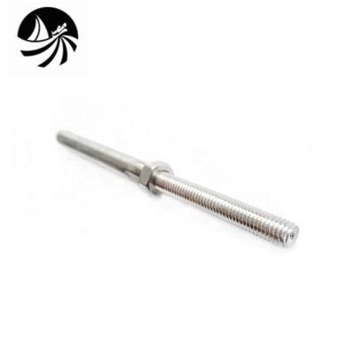 Wire Rope Stainless Steel 316 Swage Stud Thread Rigging Terminal