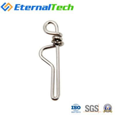Fishing Swivel Snap Stainless Steel Hook Connector for Connection of Fishing Bait Various Types of Strength Accessories