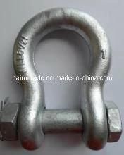 Us Type Drop Forged Hot DIP Galvanized Anchor Shackle for Lifting (G2130)