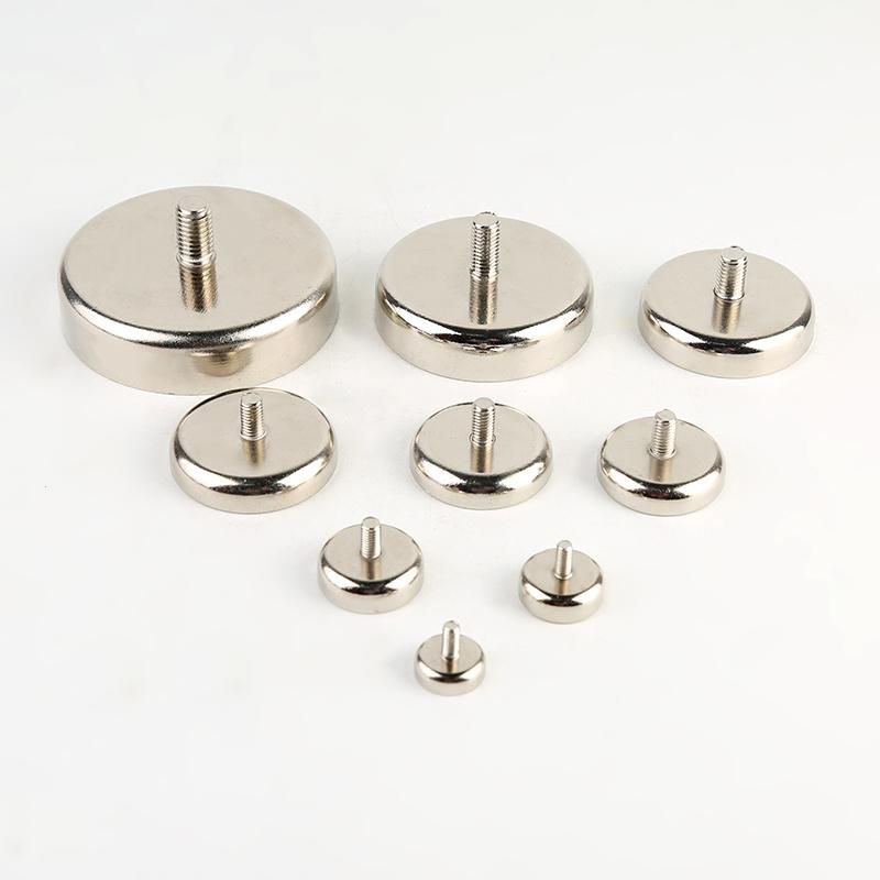 D32mm 14 Years Experience Neo Lowes Neodymium NdFeB Round Base Shallow Pot Magnet
