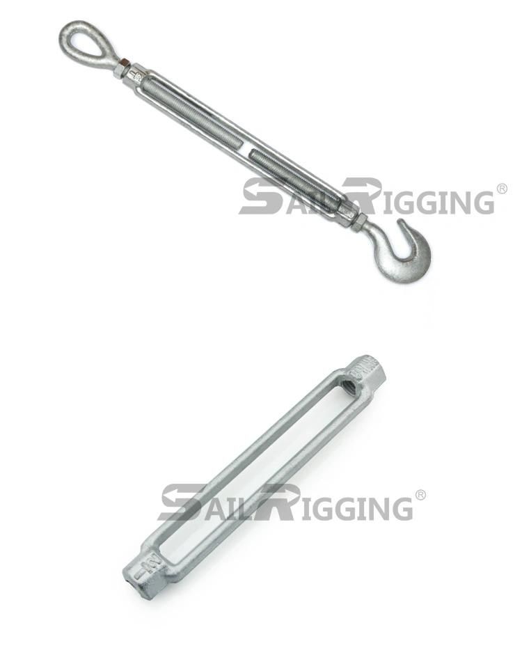 DIN1480 Drop Forged Galvanizeturnbuckle Eye Hook