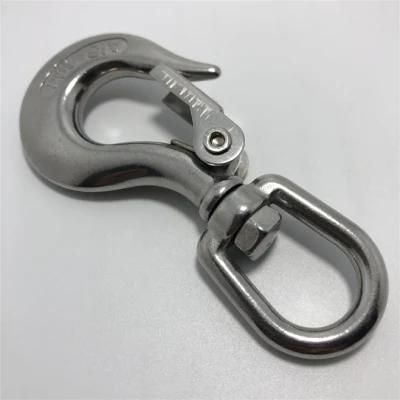 Swivel Eye Snap Hook Stainless Steel Cargo Hook with Latch