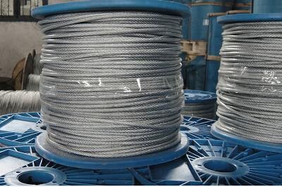 Galvanized Steel Wire Rope 6X7+FC with Fibre Core