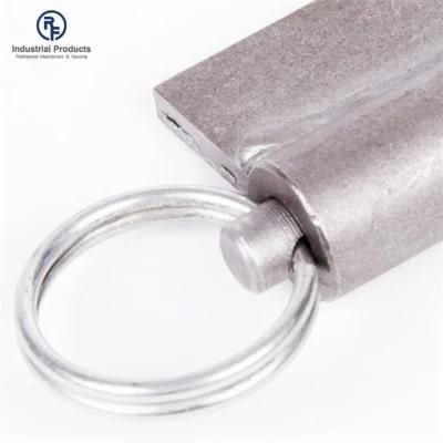 OEM Spring Bolt Latch with Ring Welded Plate Truck Latches
