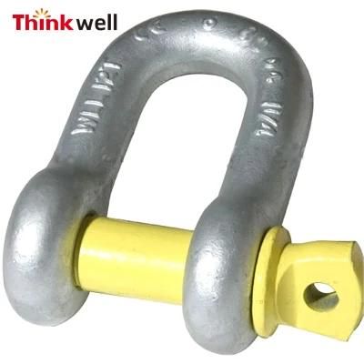G210 Us Type Drop Forged Screw Pin Chain Dee Shackle