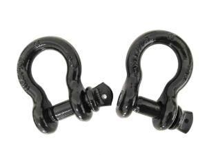 D Ring 3/4&quot; Shackle (2 Pack) , 4.75t Tested Strength, The Shackle Kit for Vehicle Recovery, Towing, Stump Removal with 7/8&quot; Pin.