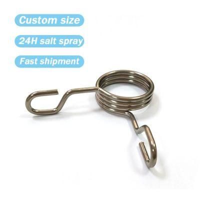 Hongsheng Customized Small Adjustable 304stainless Steel Carbon Steel Spiral Torsion Spring Clamp Clip Holder