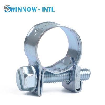 Corrosion Resistant Mini Heavy Duty Stainless Steel Hose Pipe Clamp for Fuel Lines