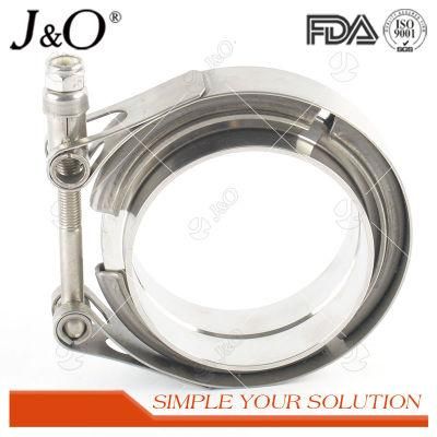 Stainless Steel V-Band Clamp with Flange
