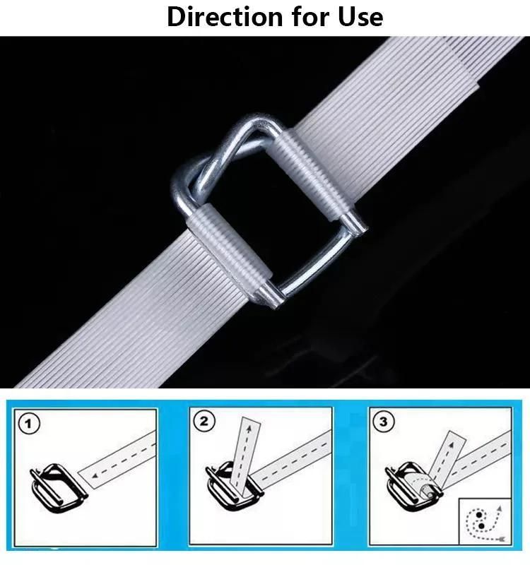 Kingslings Polyester Straps Metal Galvanized Wire Buckle