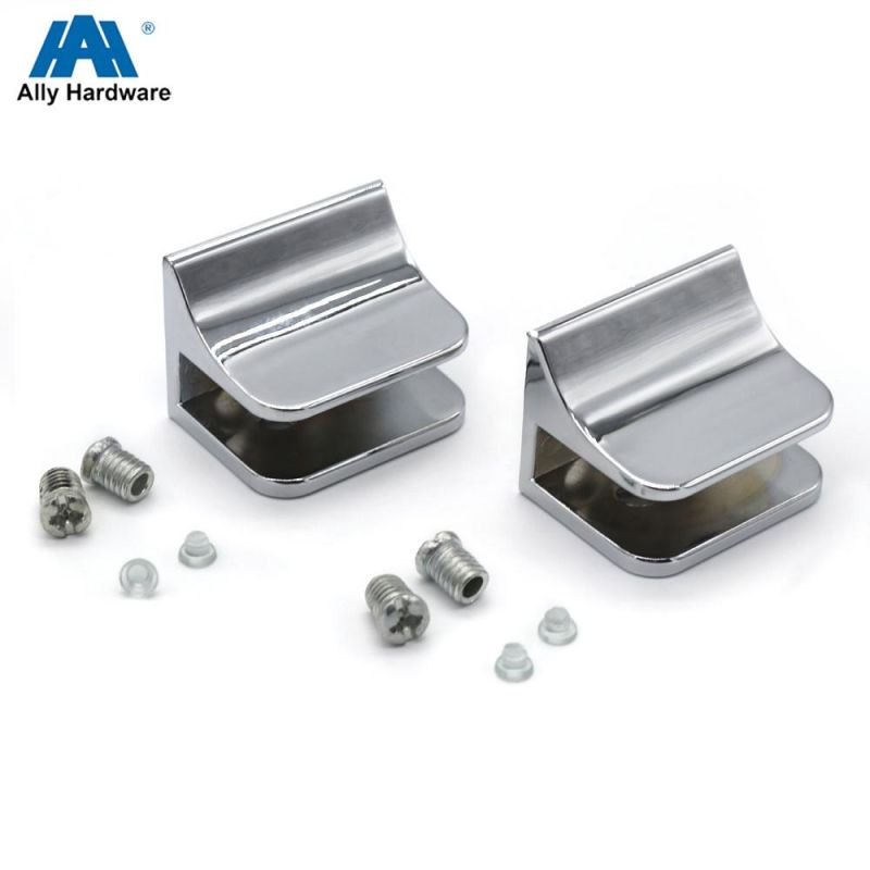 Office Screen Table Wall Shelf Zinc Alloy Glass Partition Clamp