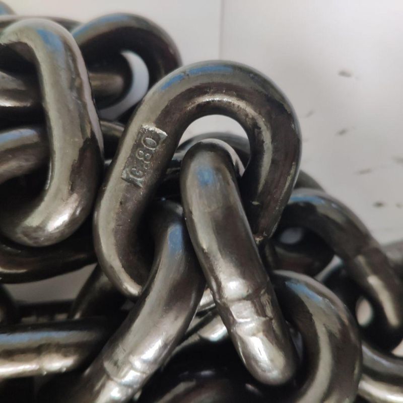 18mm Black Alloy Link Chain for Mine Equipment