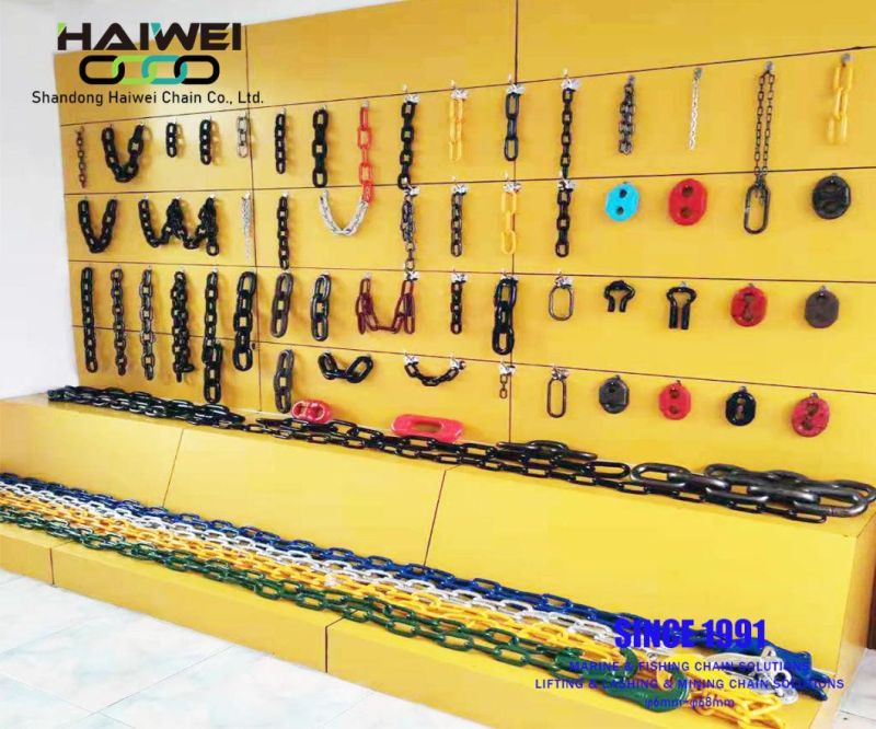Butt Flash Welding High Breaking Load Blackening Lifting Link Chain