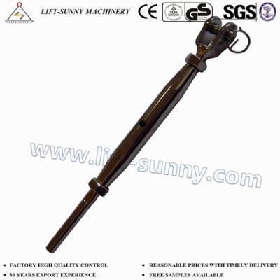 304 316 Stainless Steel Swage Closed Body Turnbuckle Fork End