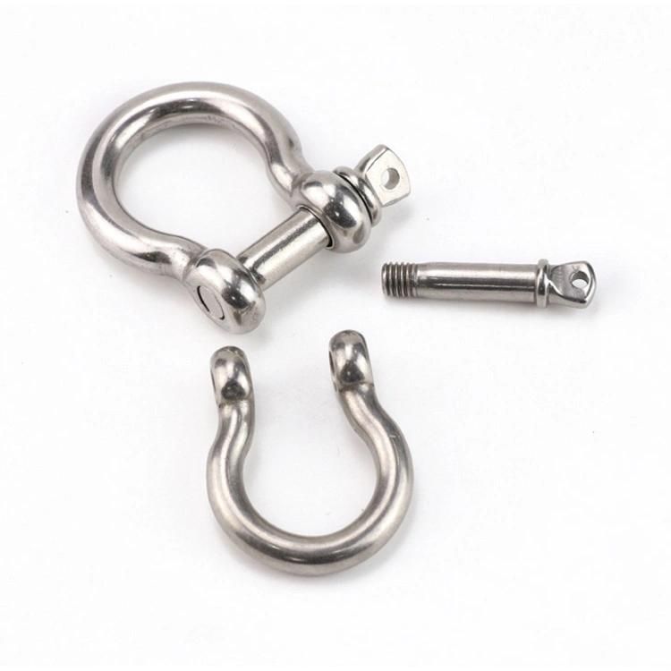 High Quality Rigging Hardware Stainless Steel Wide D Shackle
