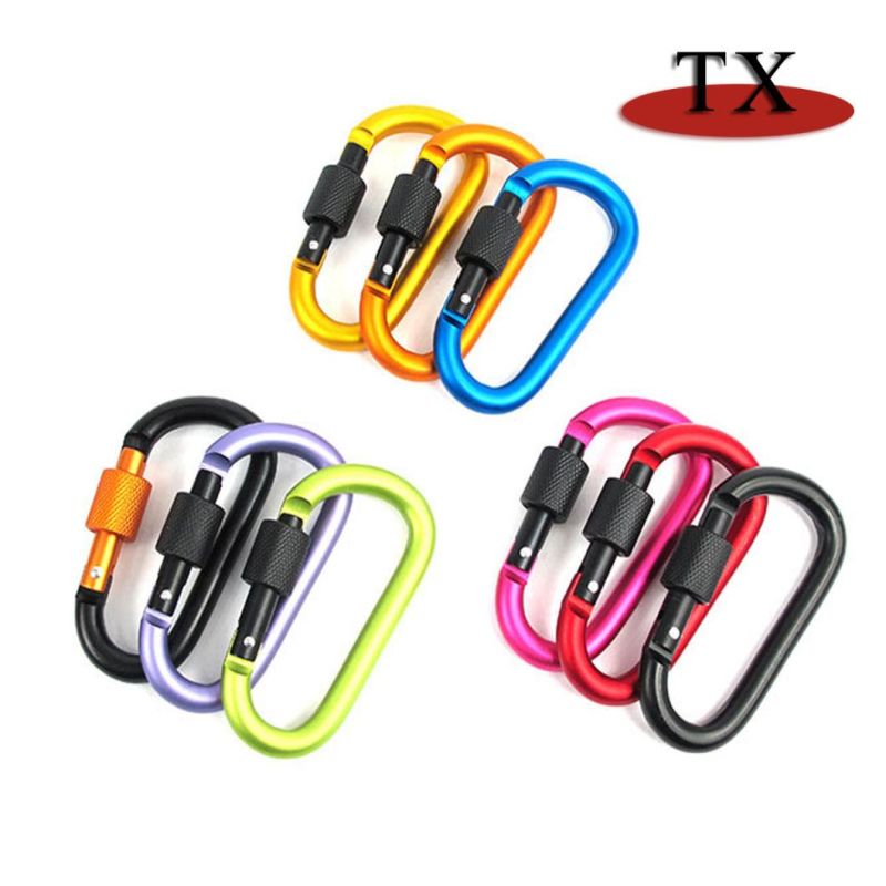 Portable Carabiner Hanging Buckle Aluminum Alloy Gourd Style Hanging Buckle