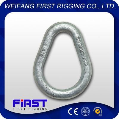 G341 Galvanized Pear Shape Link for Lifting