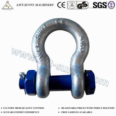 5/8&quot; G2130 Us Bolt Type Safety/Blue Pin Anchor Shackles