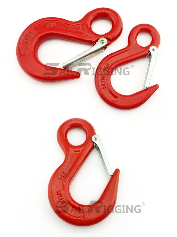 Latch Eye Hoist Clevis Sling Hook with Half Link