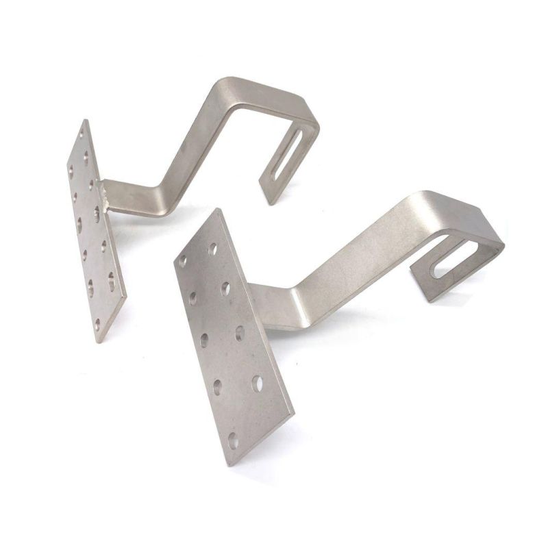 SS304 Ss430 Solar Mounting System Stainless Steel Roof Hook Bracket