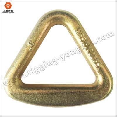 Forged Galvanized Steel Triangle Delta Ring for Winch Strap