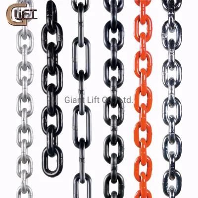 Giant Lift G80 Chain Stainless Steel Lifting Chain Sling Long Chain for Lifting Link Chain Powder Coated Galvanized Oxide Dacromet (G80)