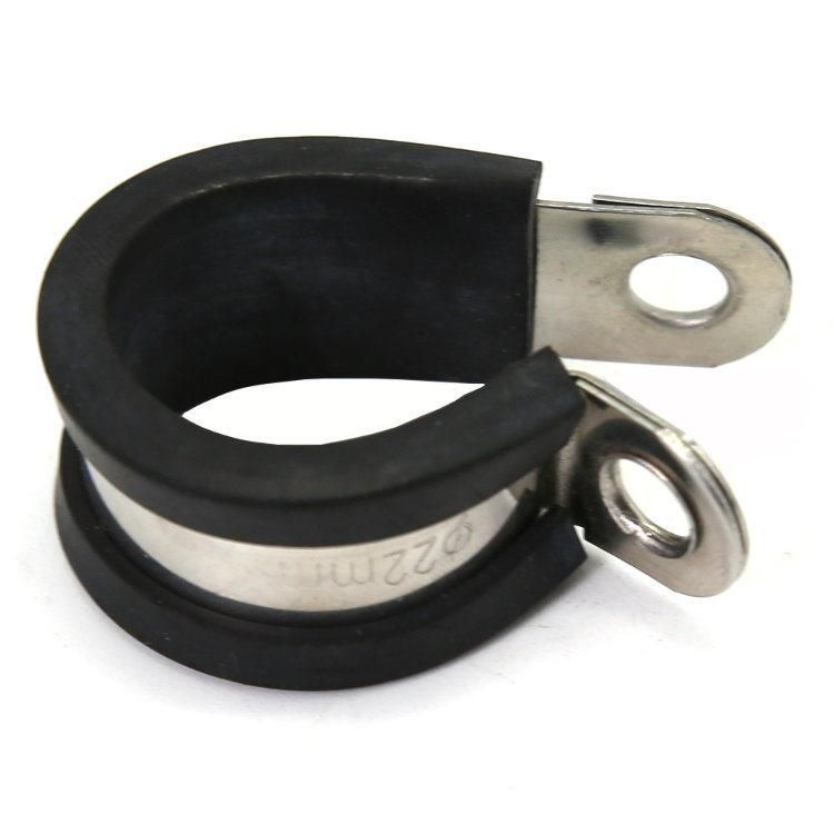 15mm Rubber Lined Steel Fastening Clip Hose Clamp