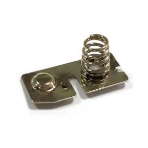 Customization Brass Steel Metal Flat Clips AA Leaf Battery Contact Spring