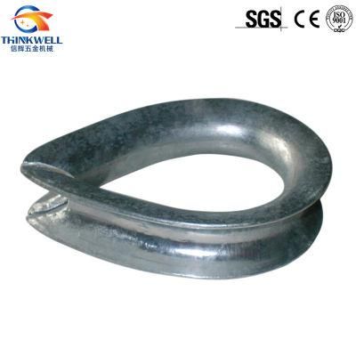 Hot DIP Galvanized Stamping BS 464 Wire Rope Thimble