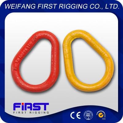 G341 Plastic Spraying Pear Shape Link for Crane Hoisting