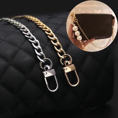Women Adornment Custom Metal Chain Purse Straps Bag Parts Bags Chains Gold Belt Metal for Handbags Chain Accessories