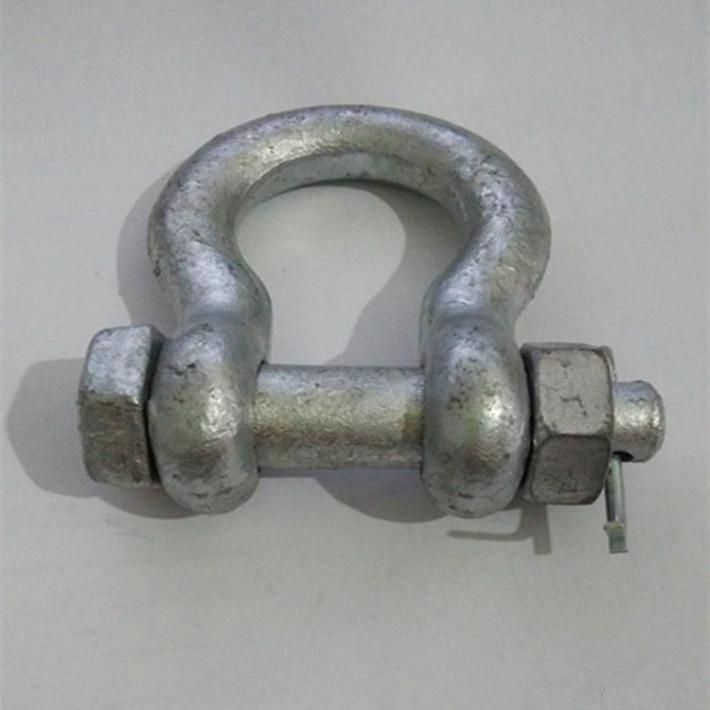 Us Type Drop Forged Hot DIP Galvanized Anchor Shackle for Lifting (G2130)