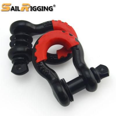 Drop Forged Bow Shackle Screw Pin 3/4D Ring Shackle